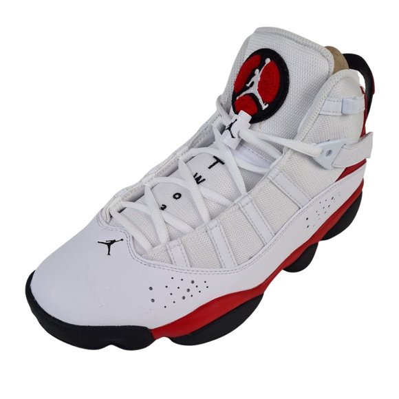 Jordan Other - Nike Air Jordan 6 Rings Men Shoes Basketball White Leather